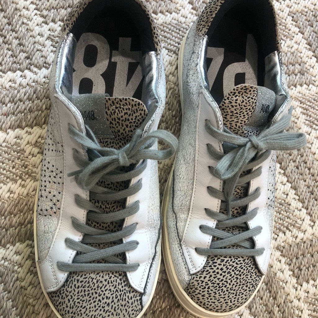 P448 Mixed Animal Print Sneakers (Fit Like A 10)